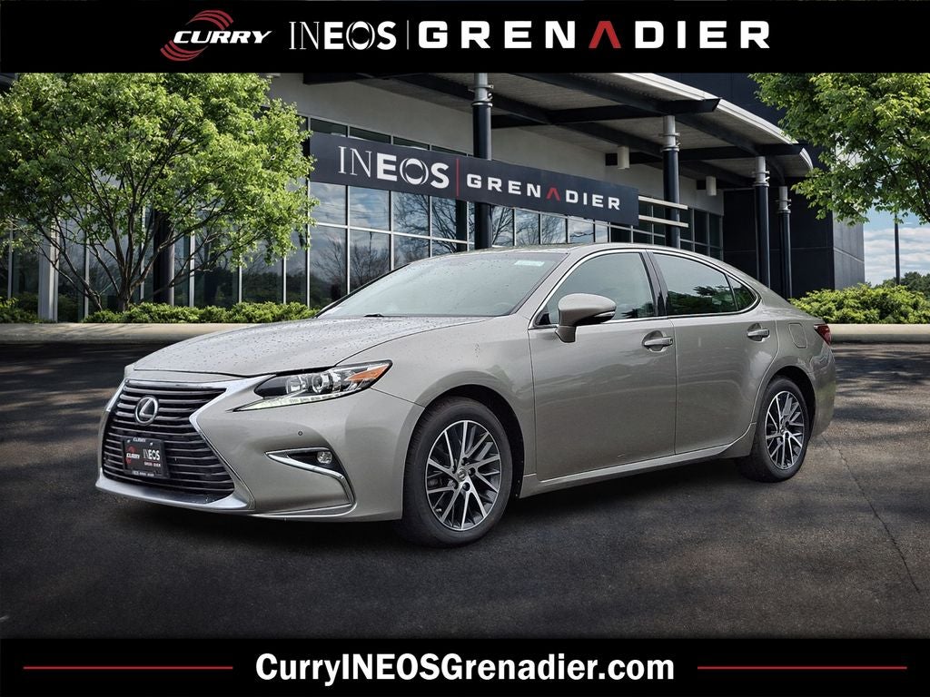 2016 Lexus ES 350 in Silver — front three-quarter view
