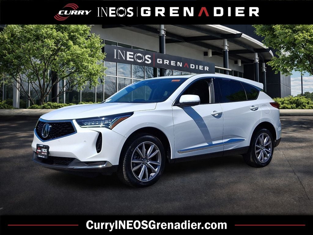 2022 Acura RDX Technology Package SH-AWD in White — front three-quarter view