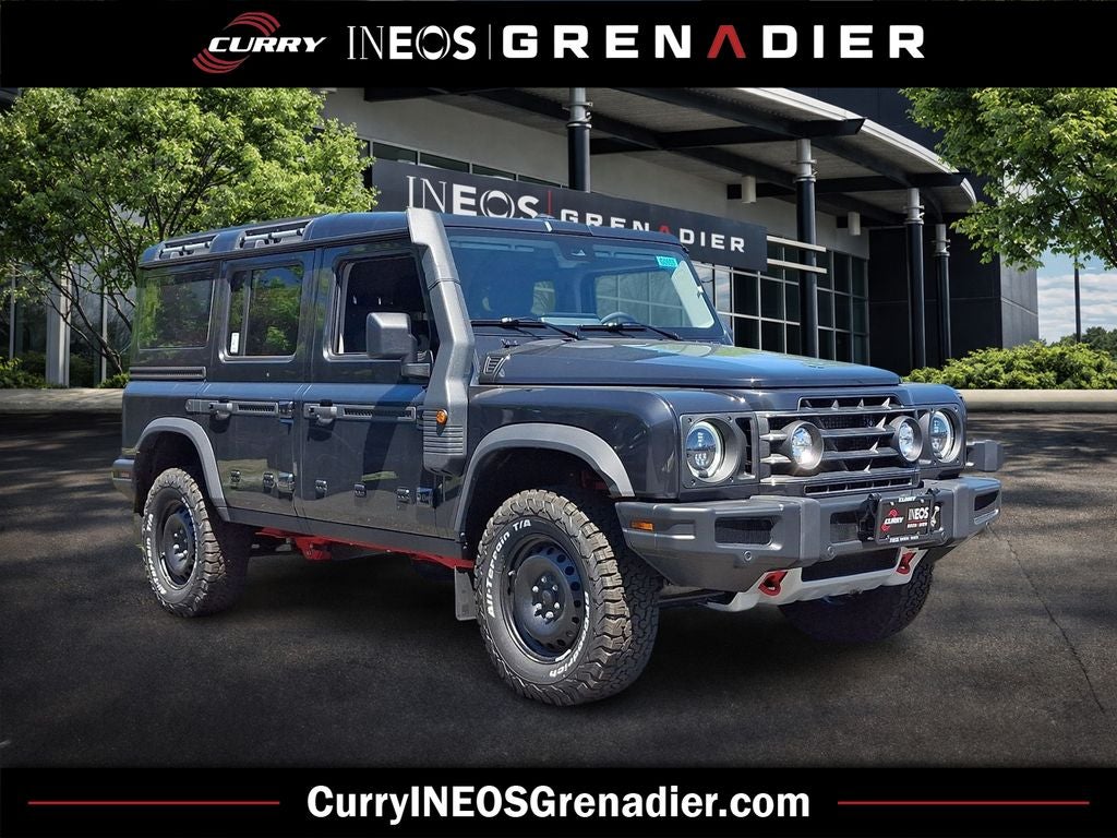 2026 INEOS Grenadier Station Wagon 4x4 in Grey — front three-quarter view