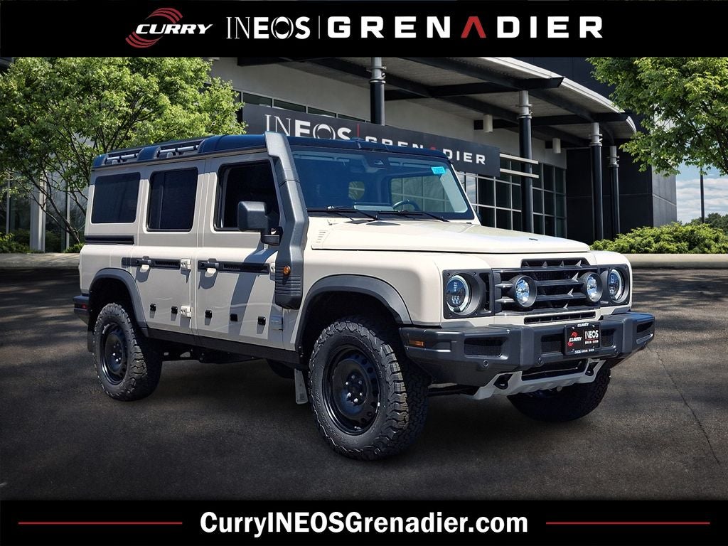 2026 INEOS Grenadier Station Wagon 4x4 in Magic_Mushroom — front three-quarter view