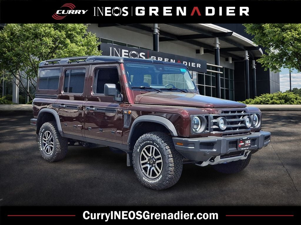 2026 INEOS Grenadier Station Wagon 4x4 in Red — front three-quarter view