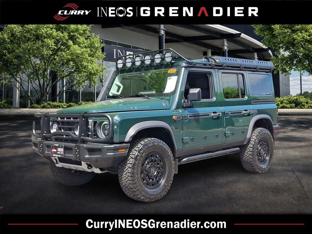 2025 INEOS Grenadier Station Wagon 4x4 in Green — front three-quarter view