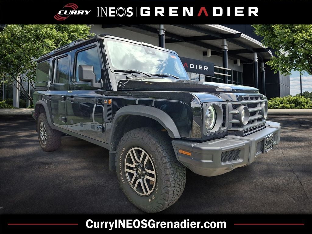 2026 INEOS Grenadier Station Wagon 4x4 in Black — front three-quarter view