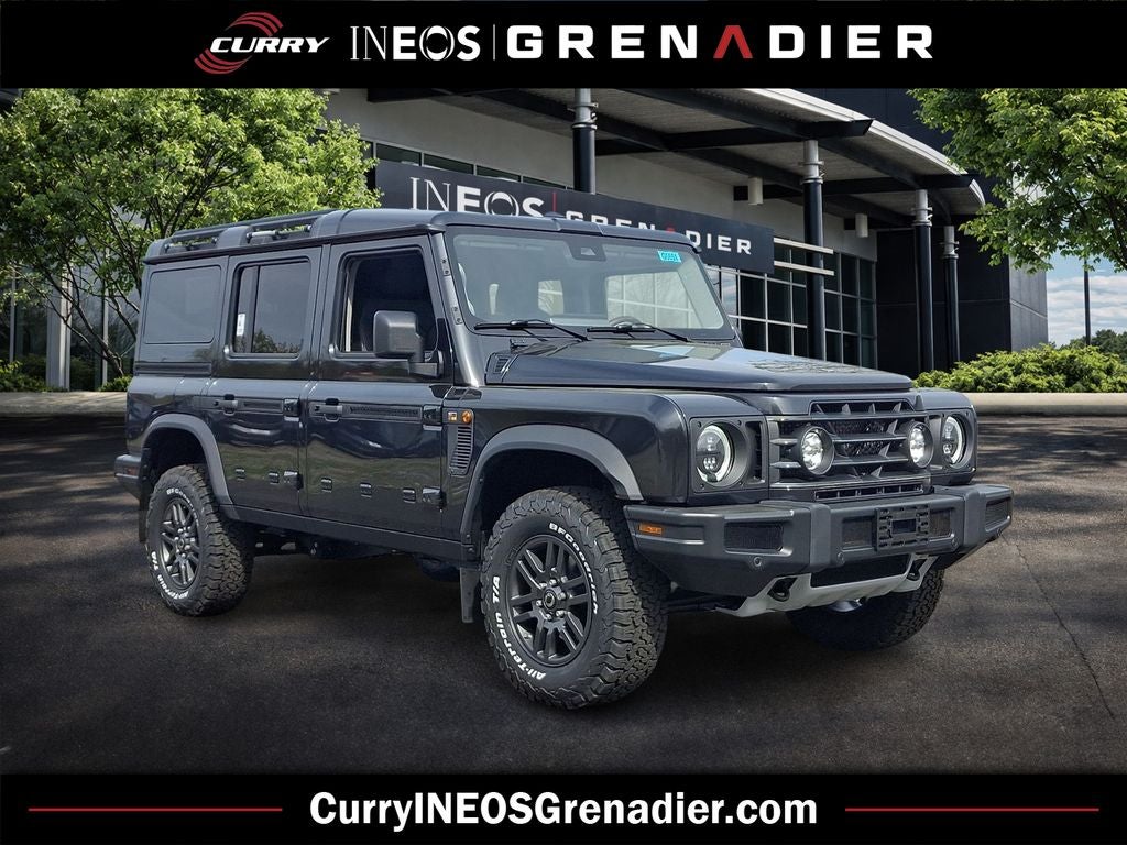 2026 INEOS Grenadier Station Wagon 4x4 in Grey — front three-quarter view