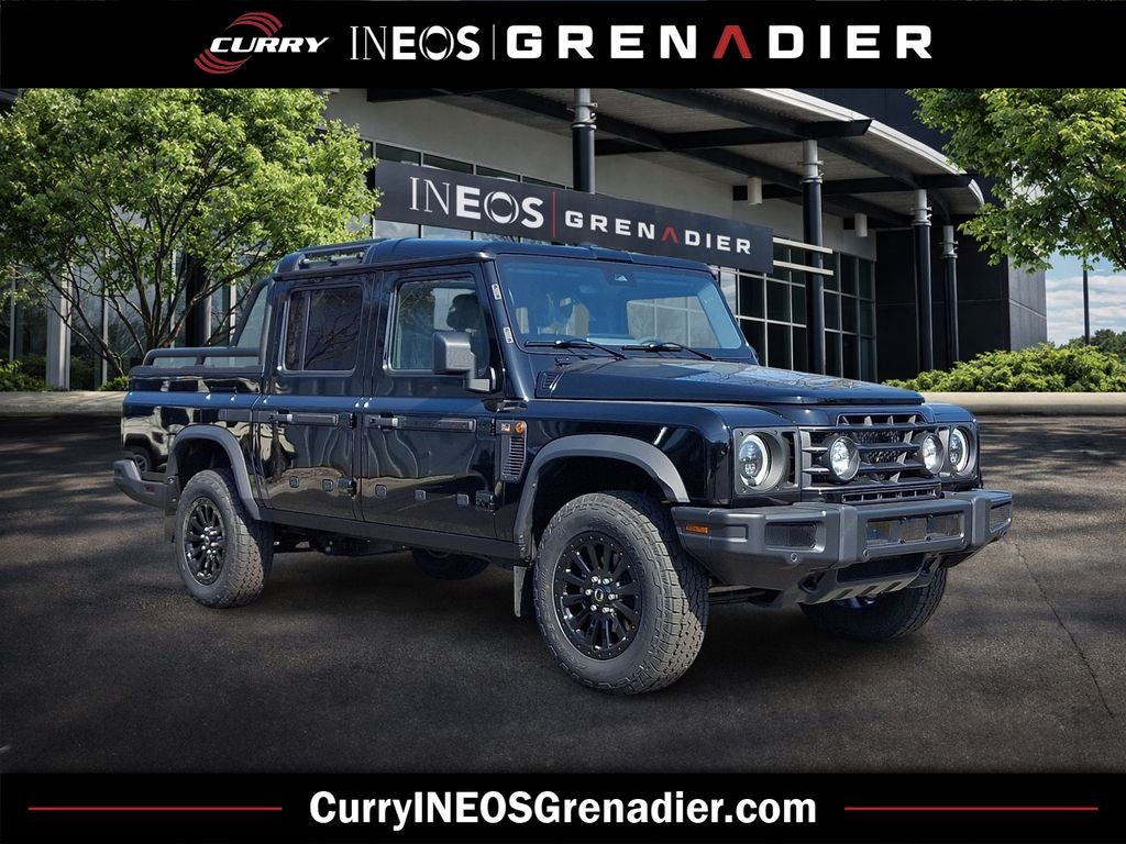 2026 INEOS Grenadier Quartermaster Trialmaster Edition in Black — front three-quarter view