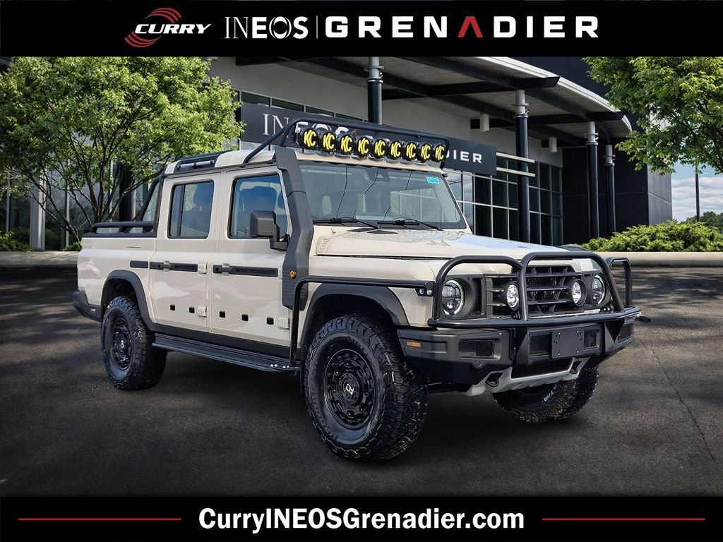 2025 INEOS Grenadier Quartermaster Trialmaster Edition in Magic Mushroom — front three-quarter view
