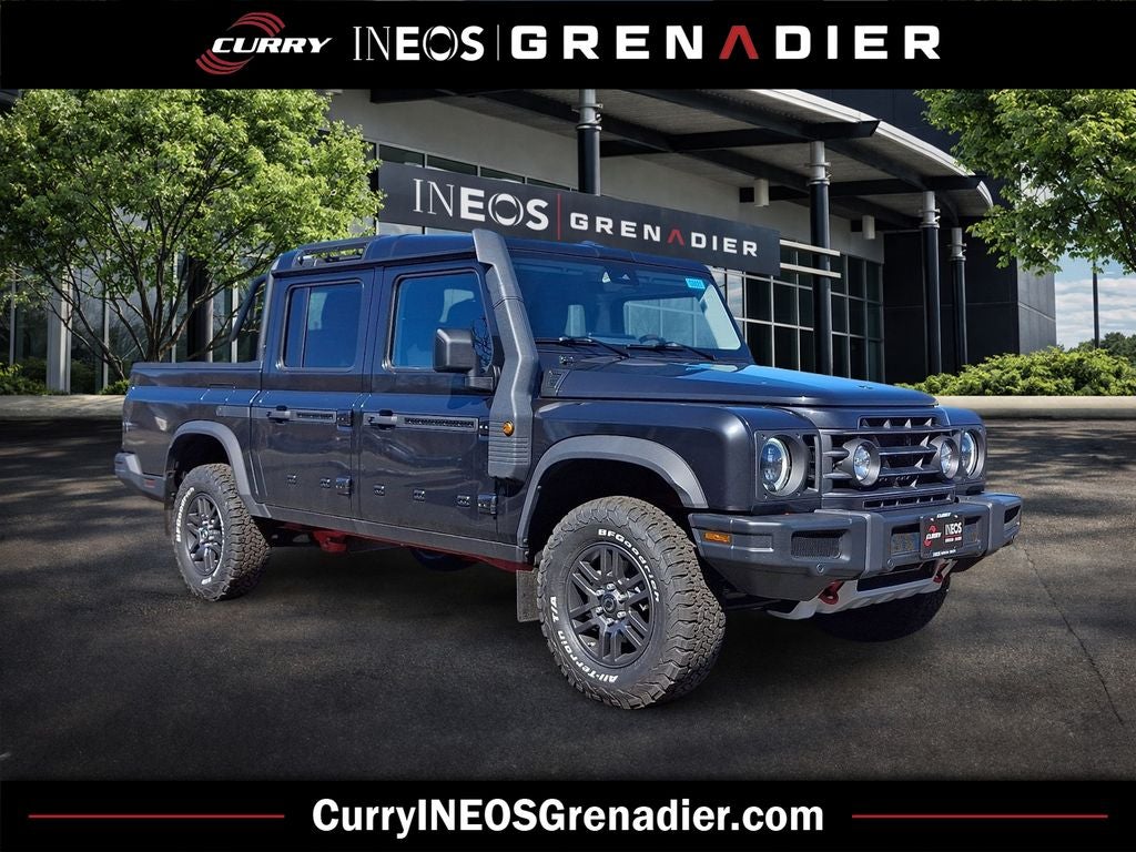 2026 INEOS Grenadier Quartermaster Trialmaster Edition in Donny Gray Metallic — front three-quarter view